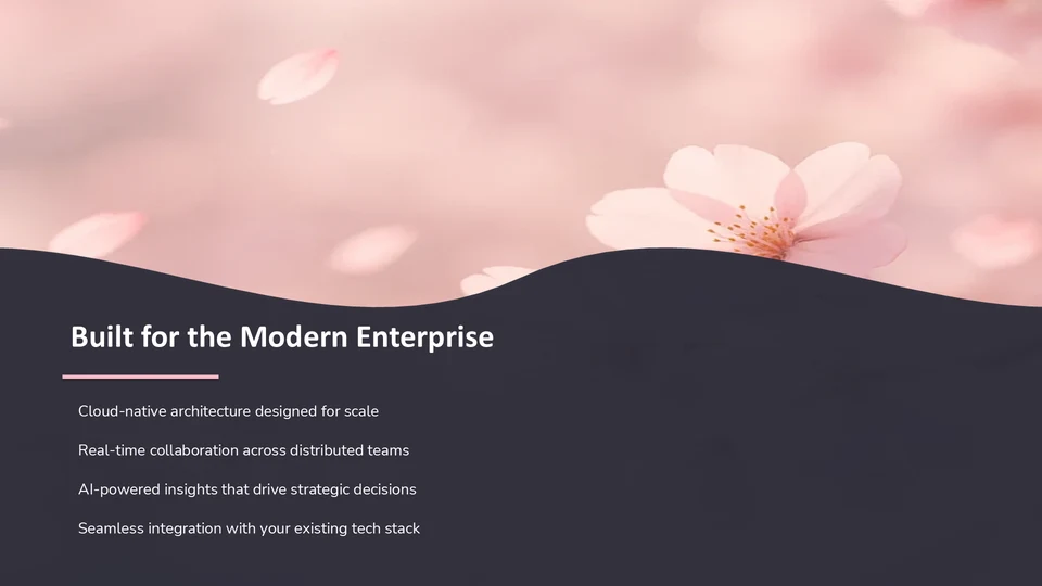 Cherry Blossom slide 3