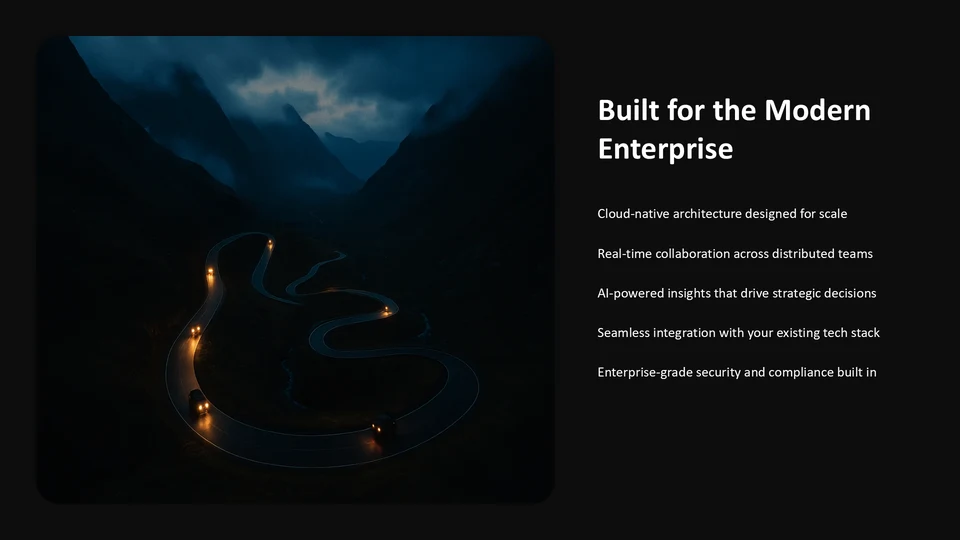 Dark Cinematic slide 3