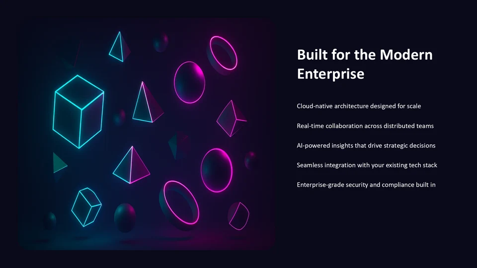 Neon Tech slide 3